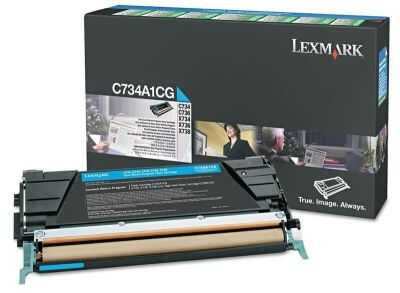 Lexmark X746-X746A1CG Mavi Orijinal Toner