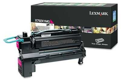 Lexmark X792-X792X1MG Kırmızı Orijinal Toner Yüksek Kapasiteli