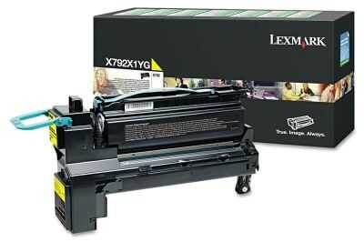 Lexmark X792-X792X1YG Sarı Orijinal Toner Yüksek Kapasiteli