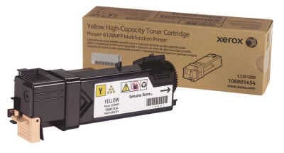 Xerox Phaser 6128-106R01458 Sarı Orijinal Toner