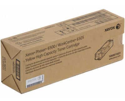 Xerox Phaser 6500-106R01603 Sarı Orijinal Toner Yüksek Kapasiteli
