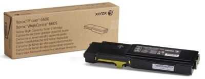 Xerox Phaser 6600-106R02235 Sarı Orijinal Toner Yüksek Kapasiteli