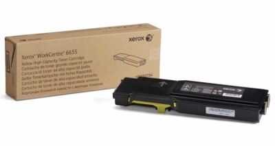Xerox WorkCentre 6655-106R02754 Sarı Orijinal Toner