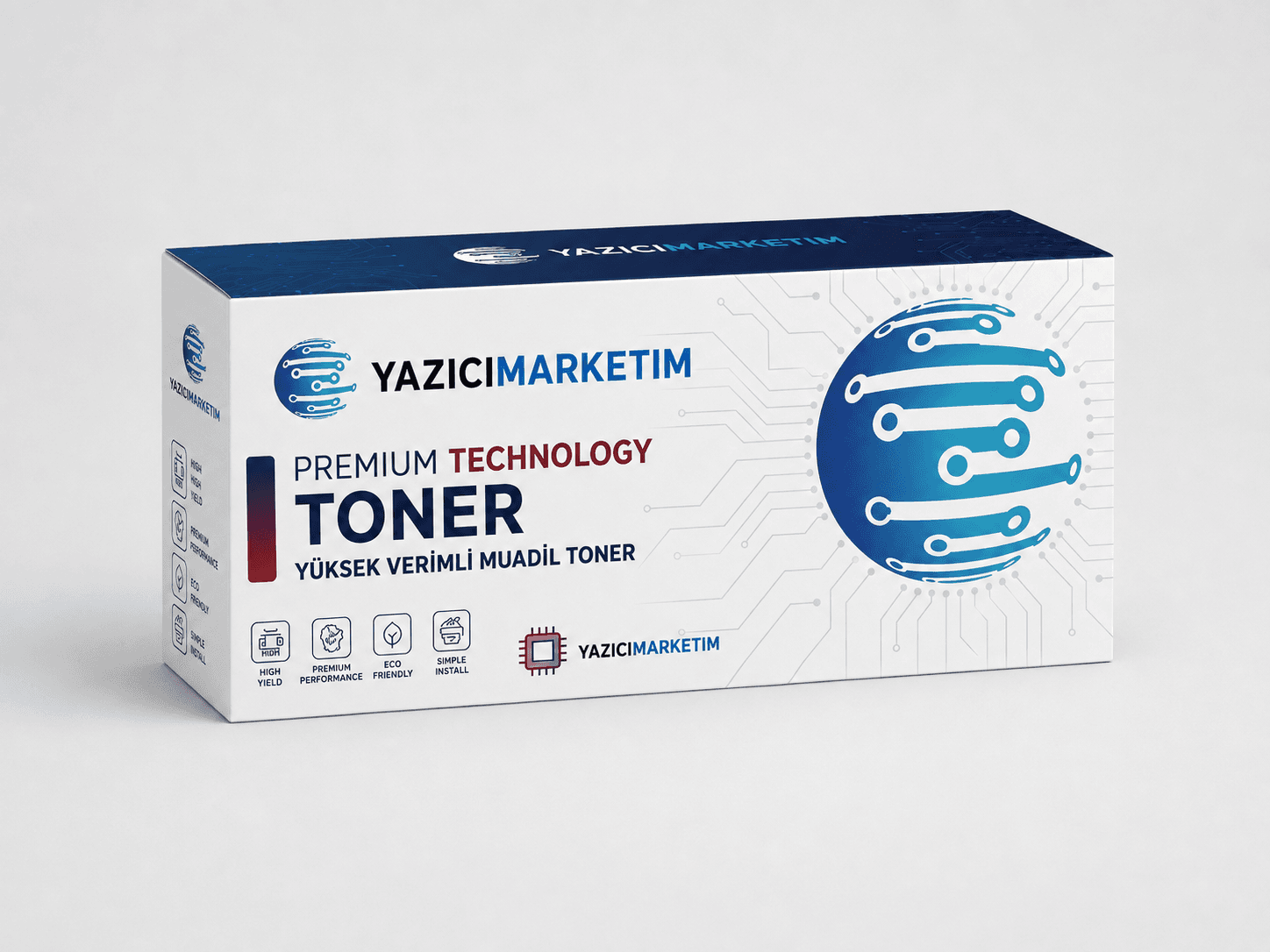 HP CB435A-CB436A-CE285A Universal Muadil Toner