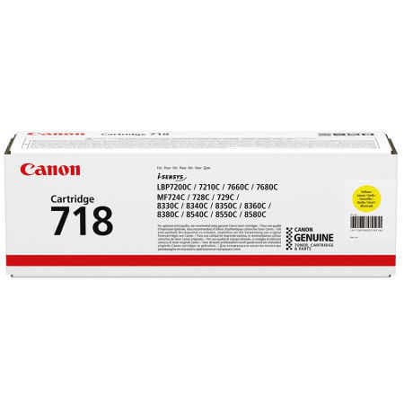 Canon CRG-718/2659B002 Sarı Orijinal Toner