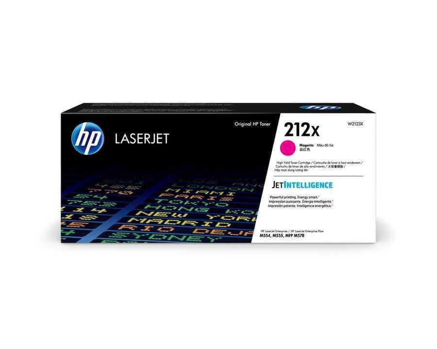 HP 212X-W2123X Kırmızı Orijinal Toner Yüksek Kapasiteli