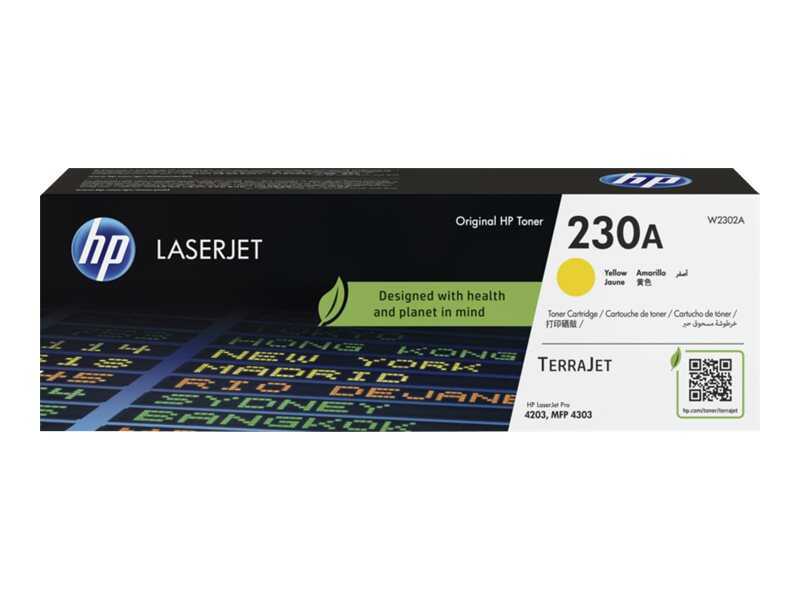 HP 230A-W2302A Sarı Orijinal Toner