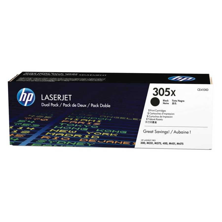 HP 305X-CE410X Siyah Orijinal Toner Yüksek Kapasiteli