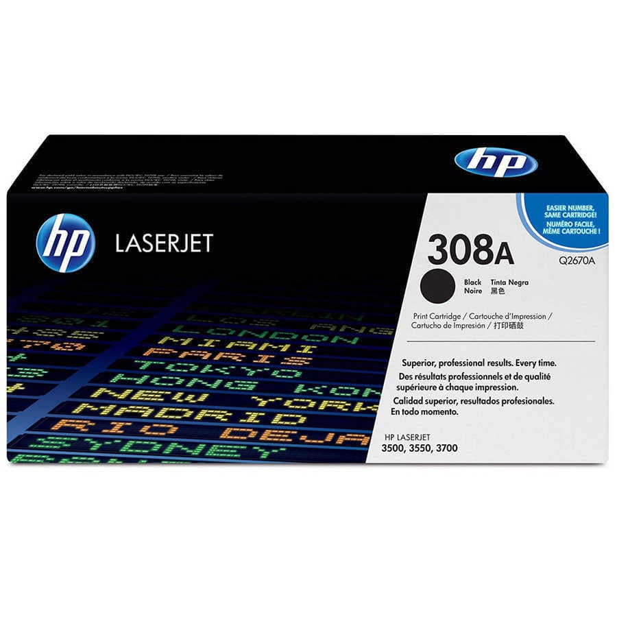 HP 308A-Q2670A Siyah Orijinal Toner