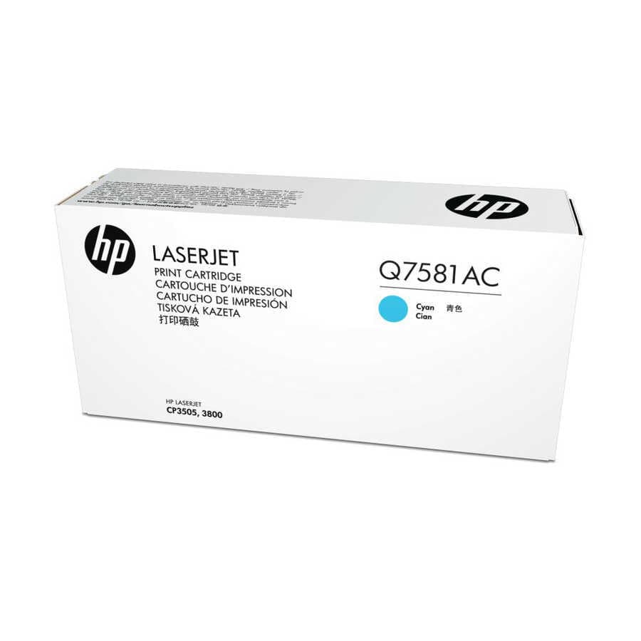 HP 503A-Q7581AC Mavi Orijinal Toner