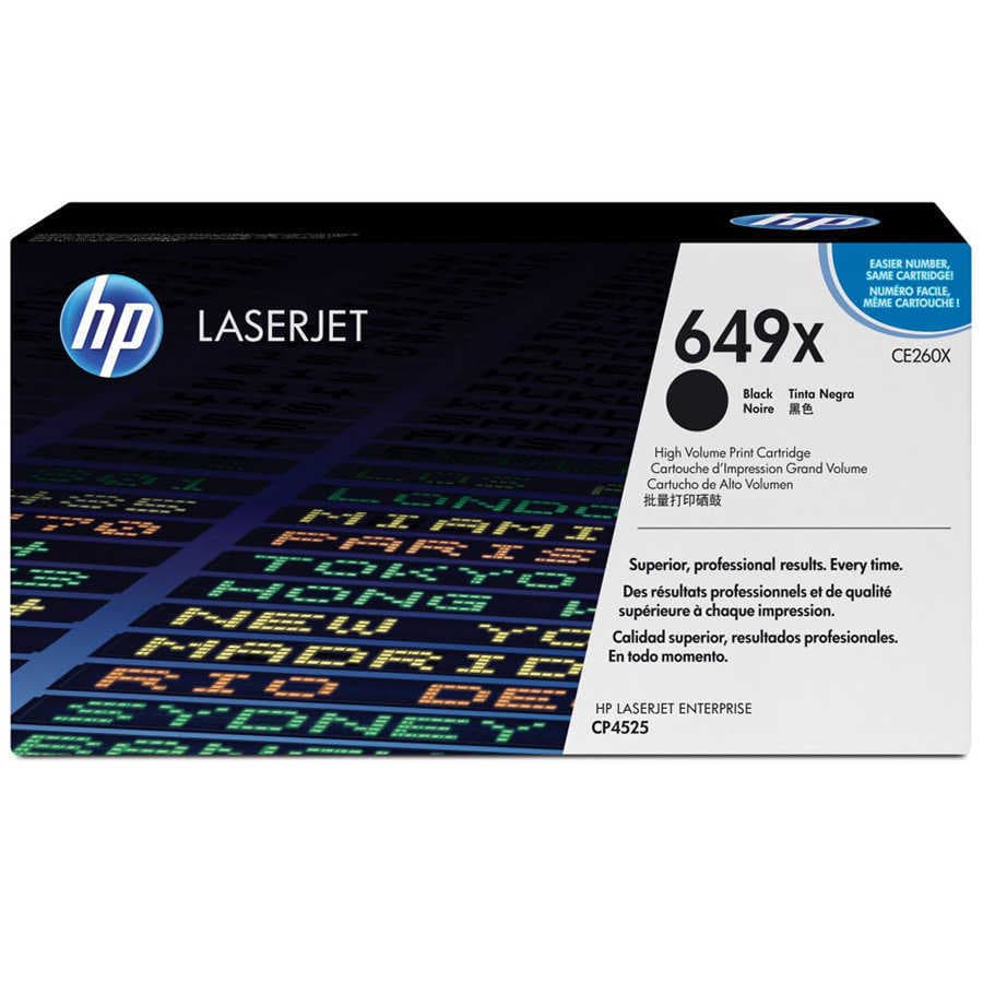 HP 649X-CE260X Siyah Orijinal Toner Yüksek Kapasiteli