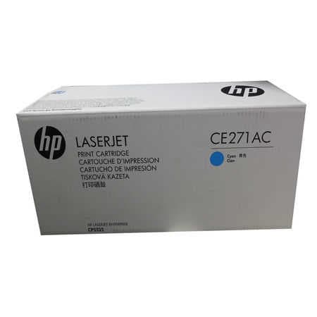HP 650A-CE271AC Mavi Orijinal Toner