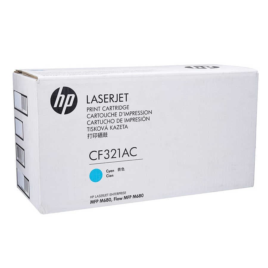 HP 653A-CF321AC Mavi Orijinal Toner