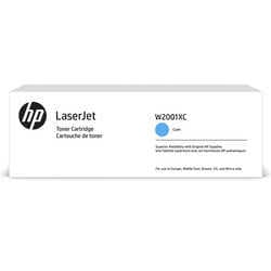 HP 658X-W2001XC Mavi Orijinal Toner Yüksek Kapasiteli