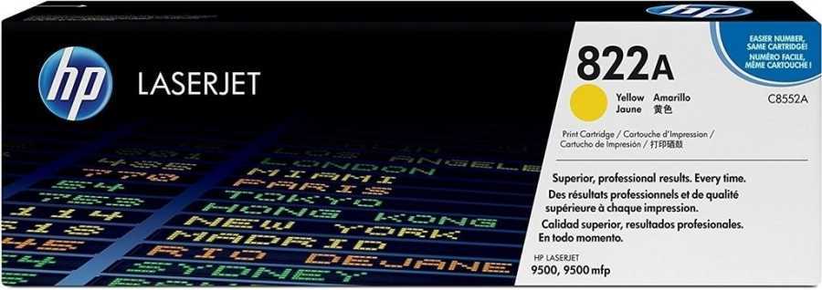 HP 822A-C8552A Sarı Orijinal Toner