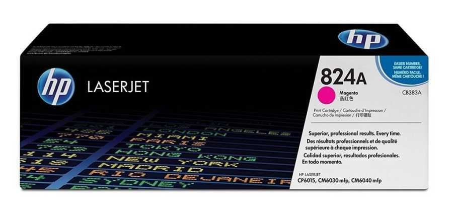 HP 824A-CB383A Kırmızı Orijinal Toner