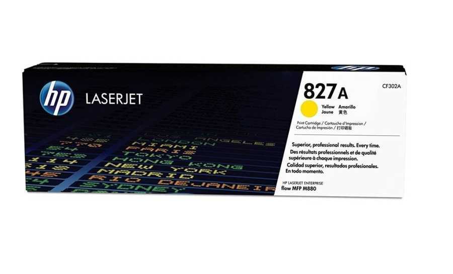HP 827A-CF302A Sarı Orijinal Toner