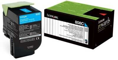 Lexmark CX310-80C80C0 Mavi Orijinal Toner