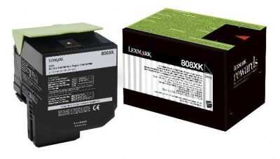 Lexmark CX510-80C8XK0 Siyah Orijinal Toner Extra Yüksek Kapasiteli