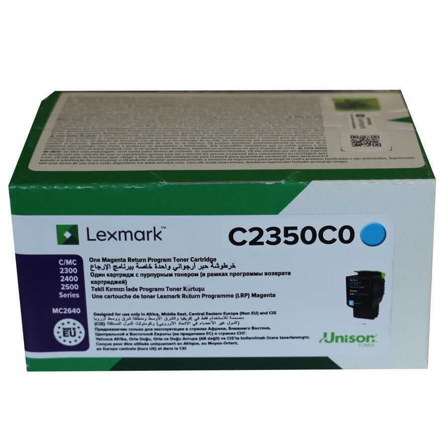 Lexmark C2425-C2350C0 Mavi Orijinal Toner
