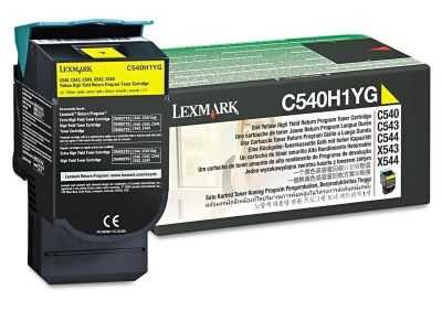 Lexmark C540-C540H1YG Sarı Orijinal Toner Yüksek Kapasiteli