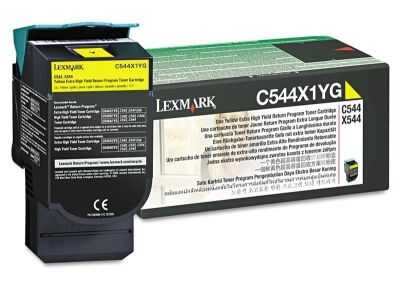 Lexmark C544-C544X1YG Sarı Orijinal Toner Extra Yüksek Kapasiteli