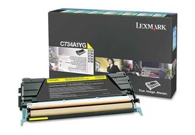 Lexmark C734-C734A1YG Sarı Orijinal Toner