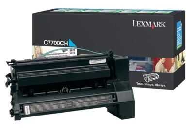 Lexmark C770-C7700CH Mavi Orijinal Toner Yüksek Kapasiteli