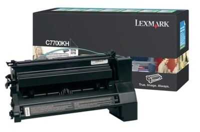 Lexmark C770-C7700KH Siyah Orijinal Toner Yüksek Kapasiteli
