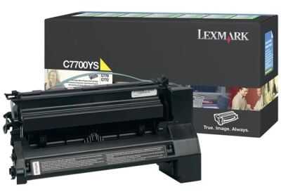 Lexmark C770-C7700YS Sarı Orijinal Toner
