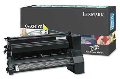 Lexmark C780-C780H1YG Sarı Orijinal Toner Yüksek Kapasiteli