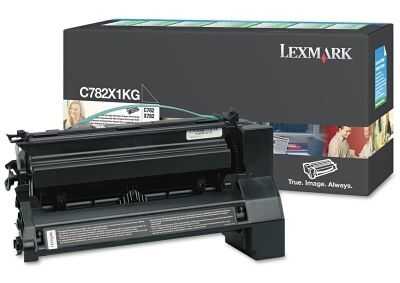Lexmark C782-C782X1KG Siyah Orijinal Toner Extra Yüksek Kapasiteli