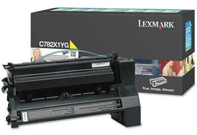 Lexmark C782-C782X1YG Sarı Orijinal Toner Extra Yüksek Kapasiteli