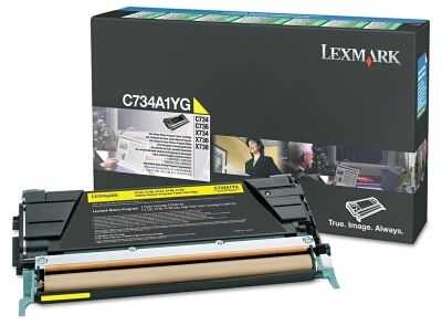 Lexmark X746-X746A1YG Sarı Orijinal Toner