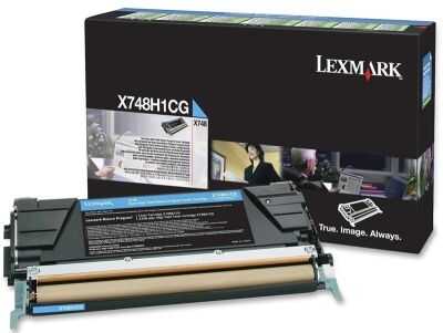 Lexmark X748-X748H1CG Mavi Orijinal Toner Yüksek Kapasiteli
