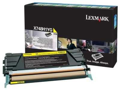 Lexmark X748-X748H1YG Sarı Orijinal Toner Yüksek Kapasiteli
