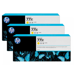HP 771c B6Y34A Sarı Orijinal Kartuş 3'lü Paket