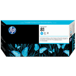 HP 81 C4951A Orijinal Mavi Baskı Kafası ve Kafa Temizleyici