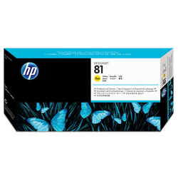HP 81 C4953A Orijinal Sarı Baskı Kafası ve Kafa Temizleyici
