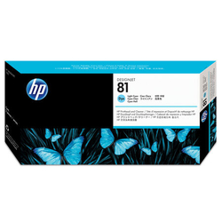 HP 81 C4954A Orijinal Açık Mavi Baskı Kafası ve Kafa Temizleyici