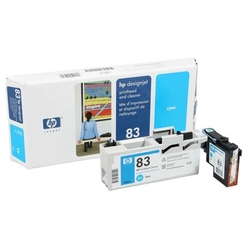 HP 83 C4961A Orijinal Mavi Baskı Kafası ve Kafa Temizleyici