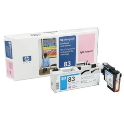 HP 83 C4965A Orijinal Açık Kırmızı Baskı Kafası ve Kafa Temizleyici