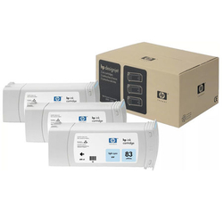 HP 83 C5076A Açık Mavi Orijinal Kartuş 3'lü Paket