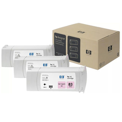 HP 83 C5077A Açık Kırmızı Orijinal Kartuş 3'lü Paket