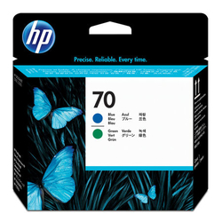 HP 70 C9408A Orijinal Mavi ve Yeşil Baskı Kafası