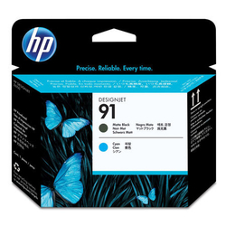 HP 91 C9460A Orijinal Mat Siyah ve Mavi Baskı Kafası