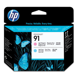 HP 91 C9462A Orijinal Açık Kırmızı ve Açık Mavi Baskı Kafası