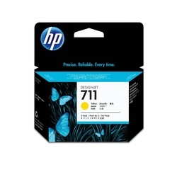 HP 711 CZ136A Sarı Orijinal Kartuş 3'lü Paket
