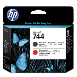 HP 744 F9J88A Mat Siyah-Kromatik Kırmızı Orijinal Baskı Kafası