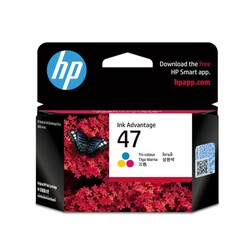 HP 47 6ZD61AE Renkli Orijinal Kartuş